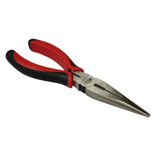 K-Tool International® - 7" Box Joint Straight Jaws Multi-Material Handle Cutting Needle Nose Pliers