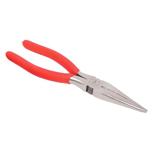 K-Tool International® - 8" Box Joint Straight Jaws Dipped Handle Cutting Needle Nose Pliers