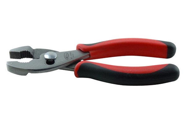K-Tool International® - 6" Multi-Material Handle Round Nose Slip Joint Pliers