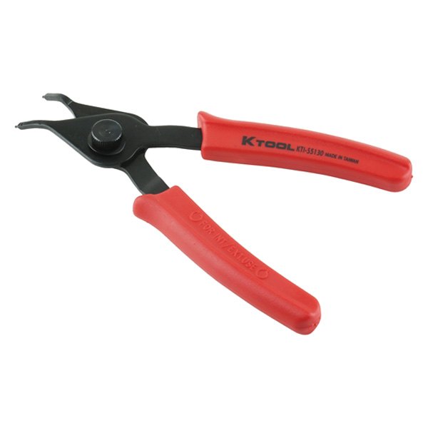 K-Tool International® - 45° Bent 0.038" Fixed Tips Internal/External Snap Ring Pliers