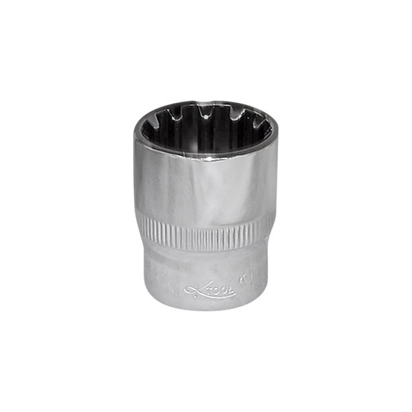K-Tool International® - 3/8" Drive 15 mm Spline Metric Deep Socket