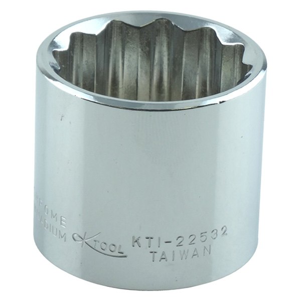 K-Tool International® - 3/8" Drive 1" 12-Point SAE Standard Socket