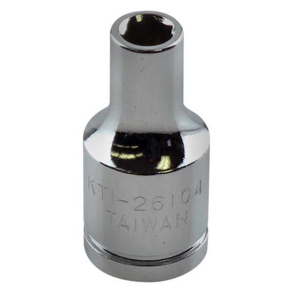 K-Tool International® - 1/4" Drive 4 mm 6-Point Metric Standard Socket