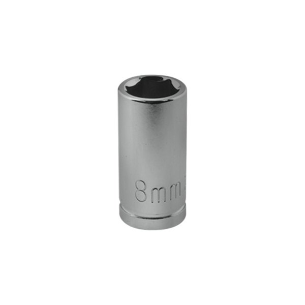 K-Tool International® - 1/4" Drive 8 mm 6-Point Metric Standard Socket