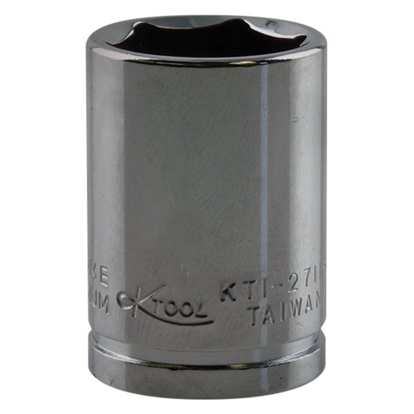 K-Tool International® - 3/8" Drive 15 mm 6-Point Metric Standard Socket