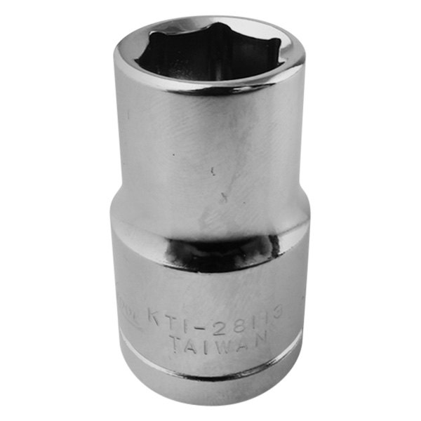 K-Tool International® - 1/2" Drive 13 mm 6-Point Metric Shallow Socket