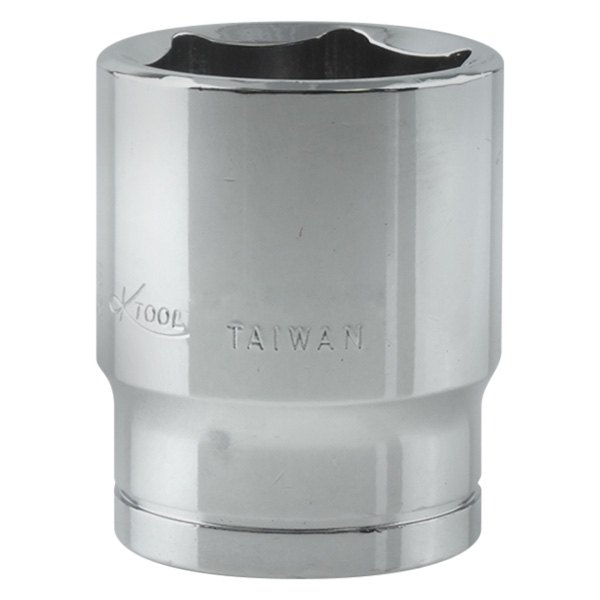 K-Tool International® - 1/2" Drive 23 mm 6-Point Metric Standard Socket