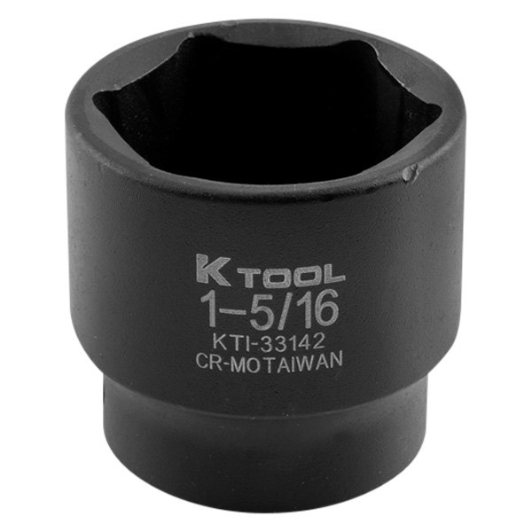 K-Tool International® - 1/2" Drive SAE 6-Point Impact Socket
