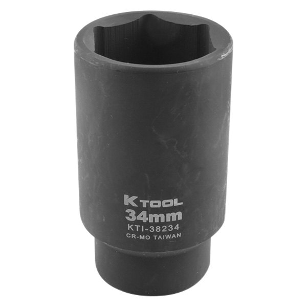 K-Tool International® - 1/2" Drive Metric 6-Point Impact Socket