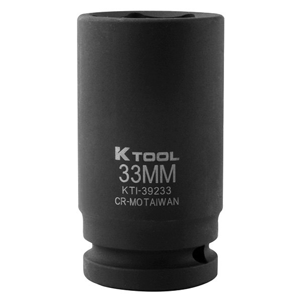 K-Tool International® - 3/4" Drive Metric 6-Point Budd Wheel Impact Socket