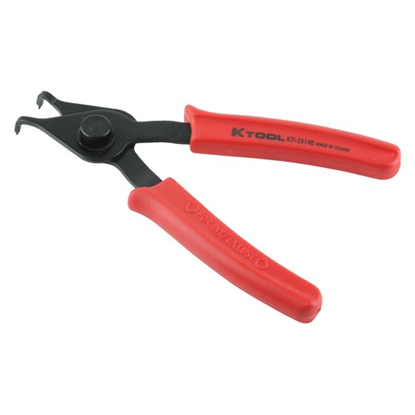 K-Tool International® - 90° Bent 0.038" Fixed Tips Internal/External Snap Ring Pliers