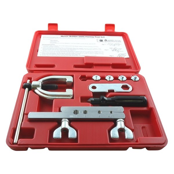 K-Tool International® - 4.75 to 10 mm Bubble Heavy-Duty Manual Flaring Tool Kit