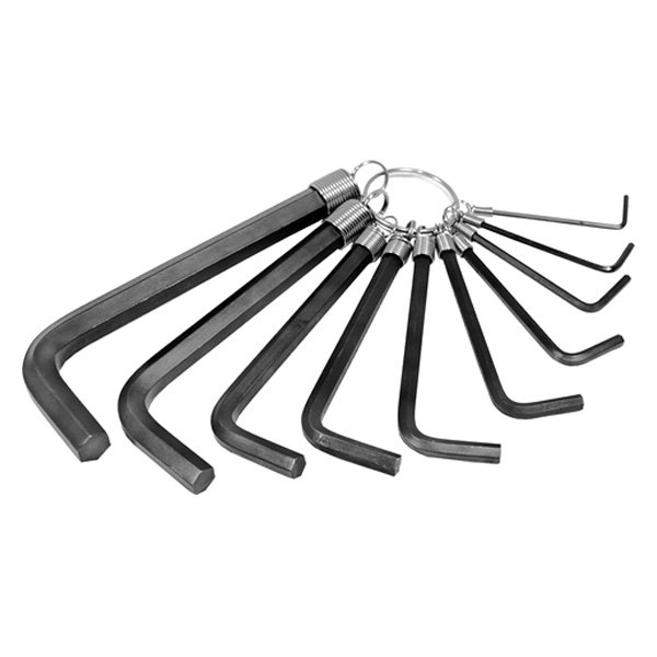 K-Tool International® - 10-Piece 1.5 to 10 mm Metric Hex Key Set
