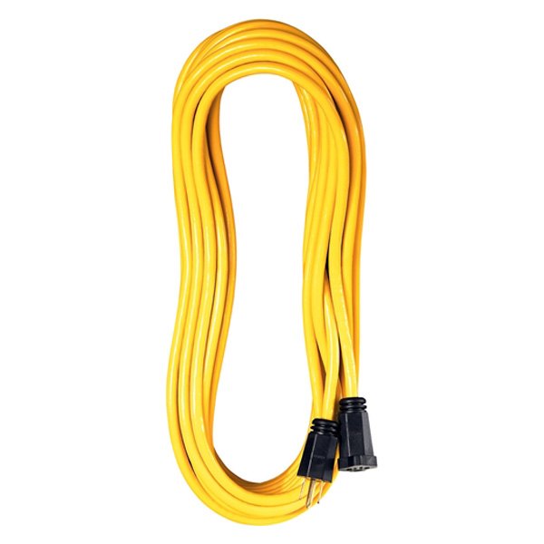 K-Tool International® - Yellow Extension Cord with Single Outlet (25', 16 AWG)