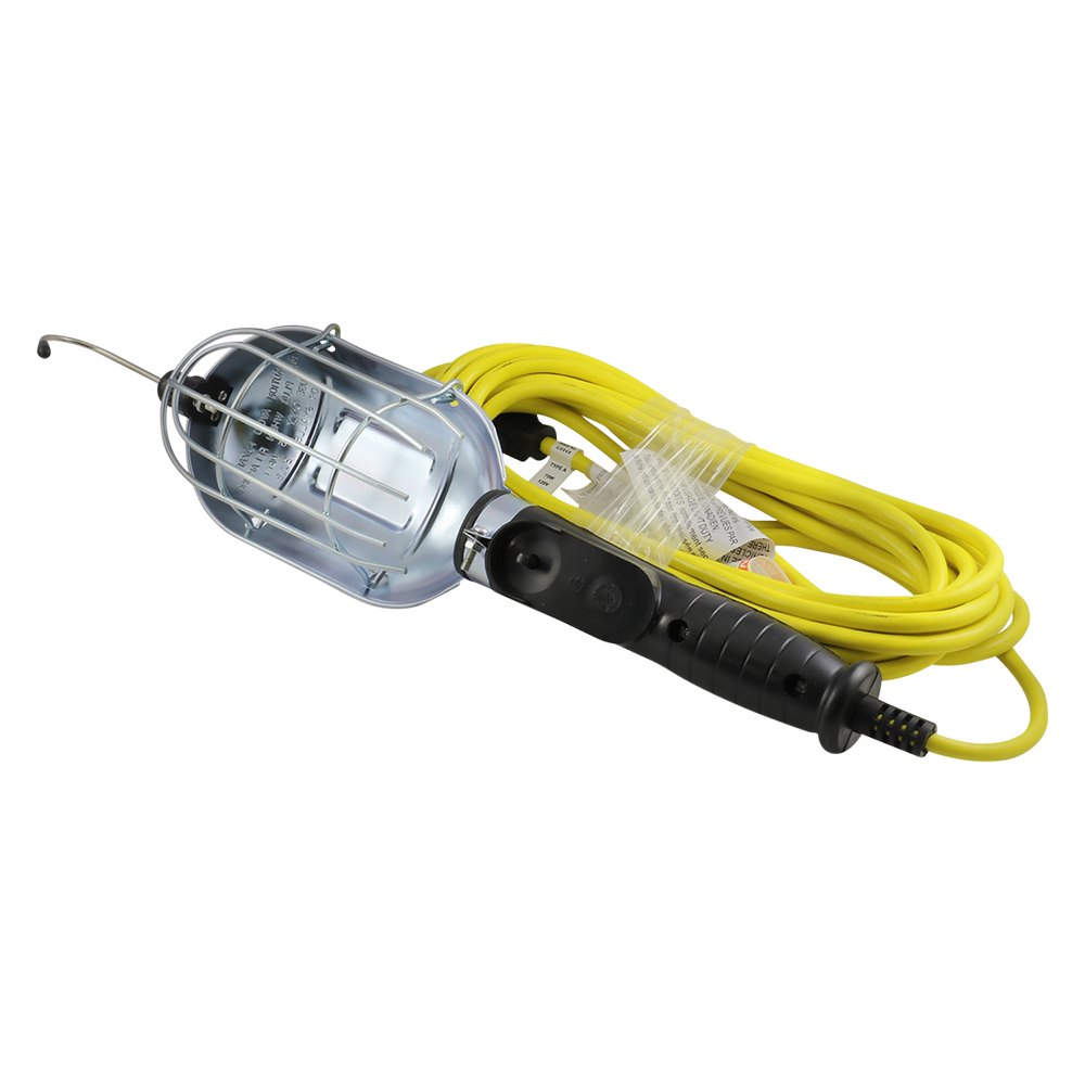 K-Tool International® KTI-73358 - 75 W Incandescent Corded Trouble Work  Light with 25' 18/3 SJT Cord