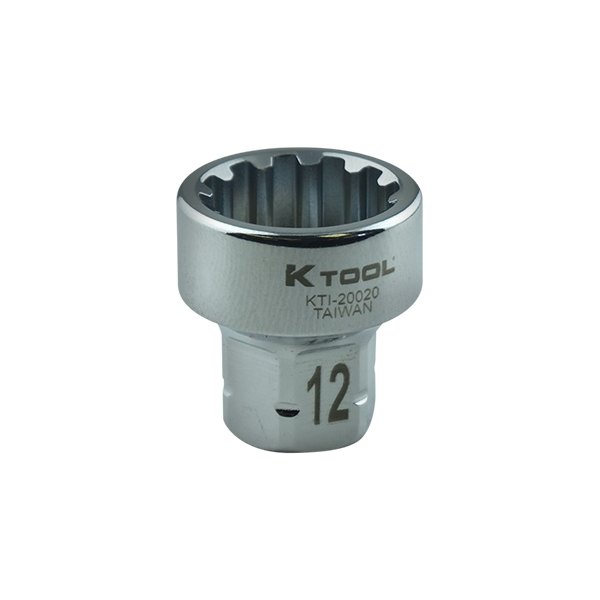K-Tool International® - 1/4" Drive 12 mm Spline Metric Socket