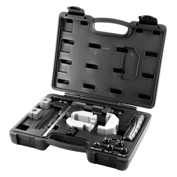 K-Tool International® - 3/16" to 1/4" 45° Single/Double/Bubble Hydraulic Flaring Tool Kit