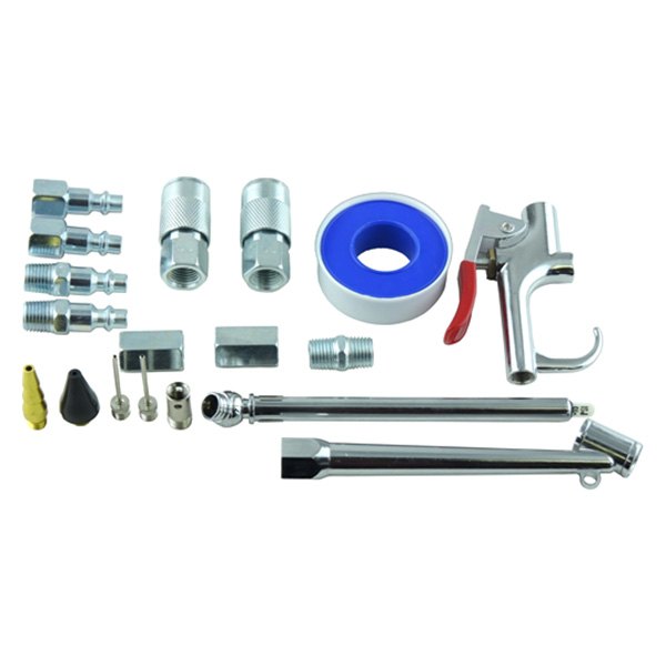 K-Tool International® - 18-Piece Straight Handle Lever Action Blow Gun Kit