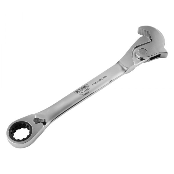 K-Tool International® - 32 mm Serrated Jaws Spline Double End Rapid Pipe Wrench