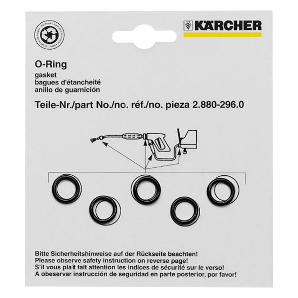 Karcher® - Rubber O-Ring Seal Set (5 Pieces)