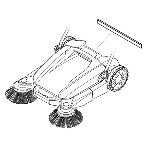 Karcher® - Push Sweeper Rear Skirting