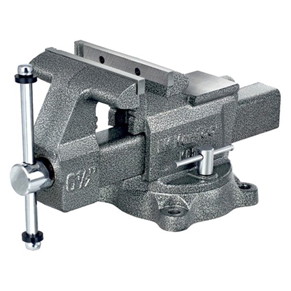 Ken-Tool® - 7-1/2" Flat/V-Groove and Pipe Jaws Swivel Base Vise