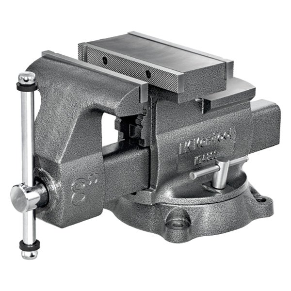 Ken-Tool® - 6-1/2" Flat/V-Groove and Pipe Jaws Reversible Front Swivel Base Vise