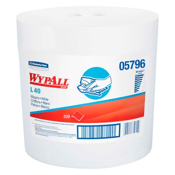 Kimberly Clark® - WypAll™ L40 10" x 13.2" White All-Purpose Wipers
