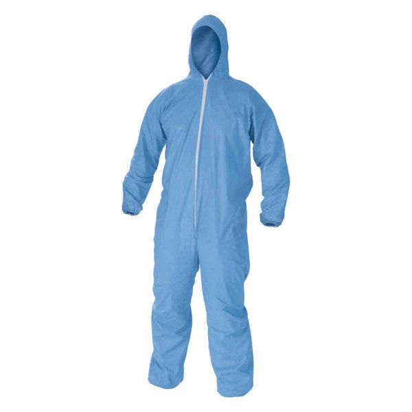 Kimberly Clark® - Kleenguard™ A65 XX-Large Blue Flame Resistant Coverall with Hood