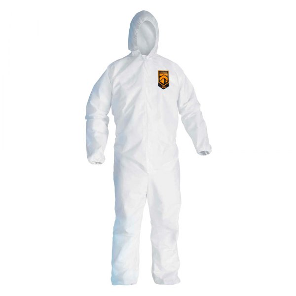 Kimberly Clark® - Kleenguard A30™ Large White Breathable Splash and Particle Work Coverall