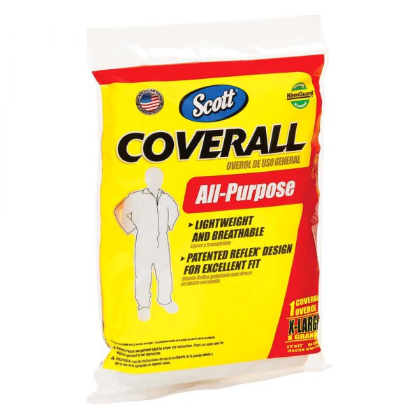 Kimberly Clark® - Scott™ X-Large White Fabric All-Purpose Disposable Coverall