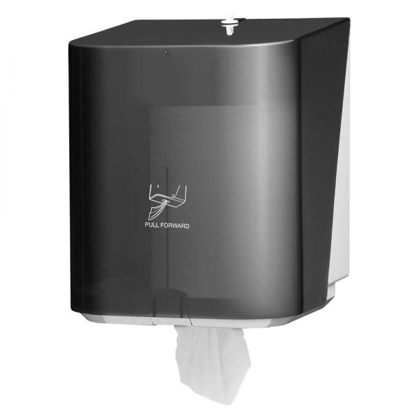 Kimberly Clark® - Professional™ Essential™ 10" x 12.5" x 10.65" Smoke Center-Flow Towel Dispenser