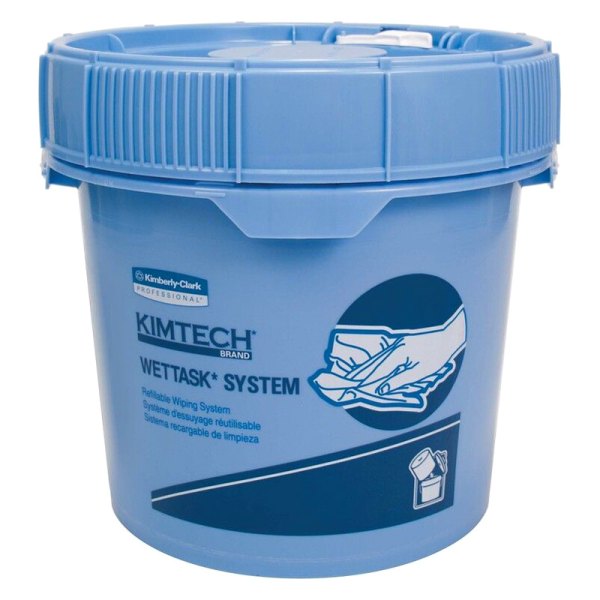 Kimberly Clark® - 3.5 gal Blue Wet Task Wiping System Bucket 