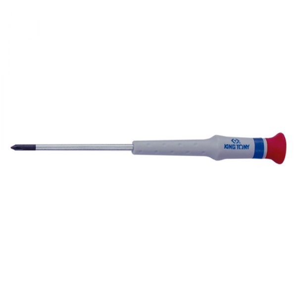 King Tony® - 1 mm x 3" Dipped Handle Precision Slotted Screwdriver