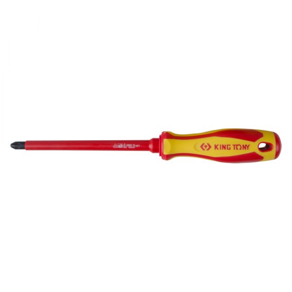 King Tony® - PH0 Insulated Handle Phillips Screwdriver