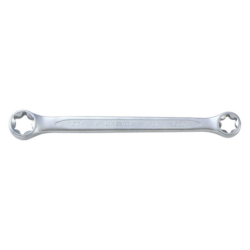 KING TONY® 19200608 - E6 x E8 Torx Straight Head Chrome Double Box 