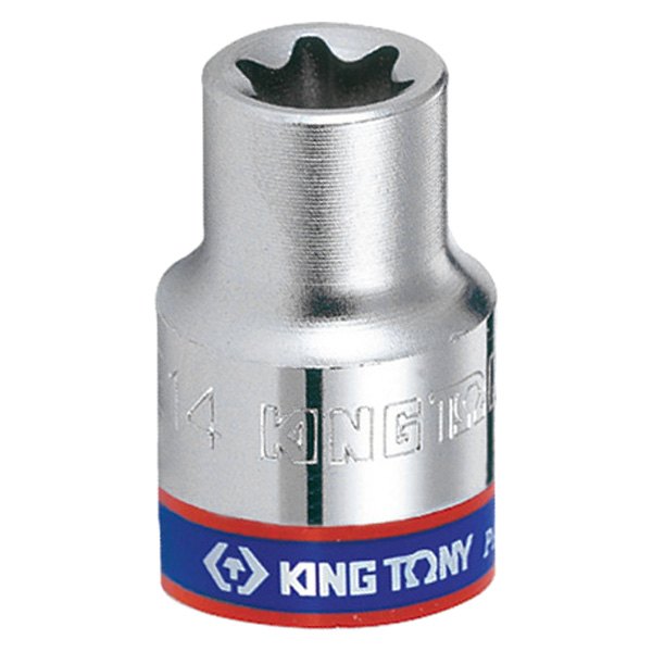 KING TONY® - 1/4" Drive E4 External Torx Standard Socket