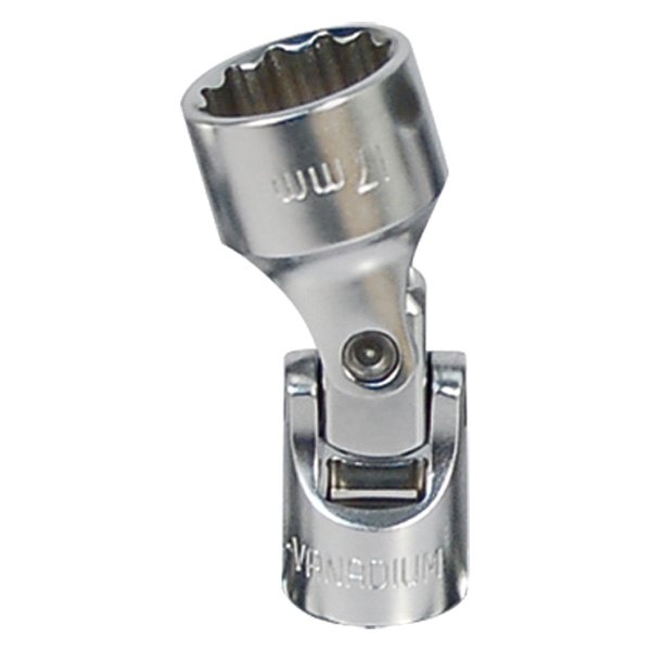 KING TONY® - 3/8" Drive 11 mm 12-Point Metric Standard U-Joint Socket