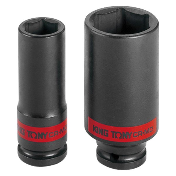 KING TONY® - 1/2" Drive SAE 6-Point Thin Wall Impact Socket