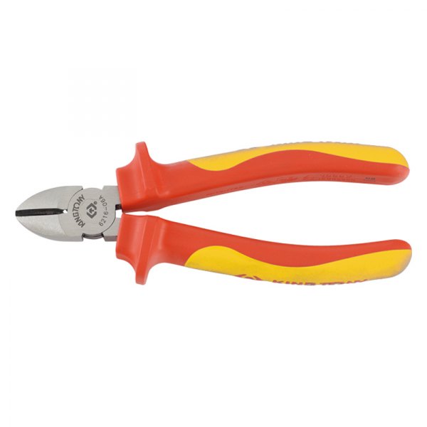 KING TONY® - 6-1/2" Box Joint Insulated Grip Diagonal Cutters