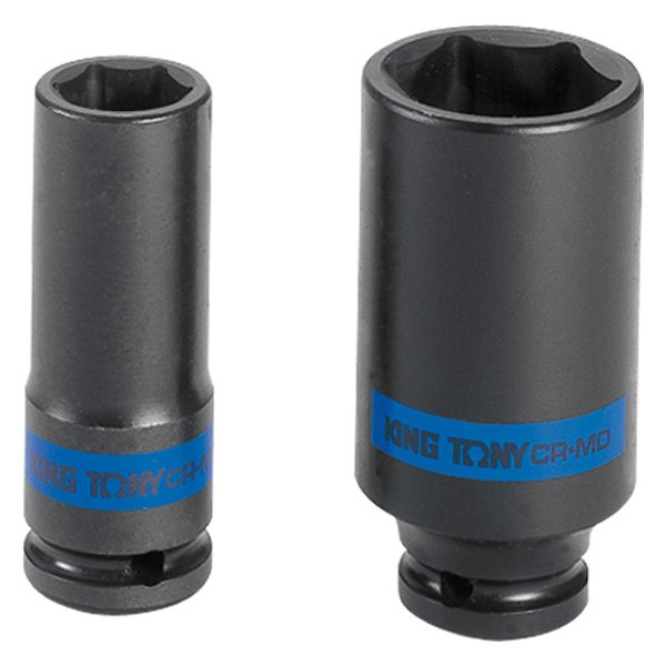 KING TONY® - 3/4" Drive Metric 6-Point Thin Wall Impact Socket