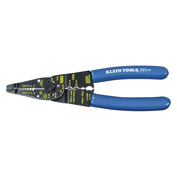 Klein Tools® - SAE 22-12 AWG Fixed Stripper/Crimper/Wire Cut and Loop/Screw Cut Multi-Tool