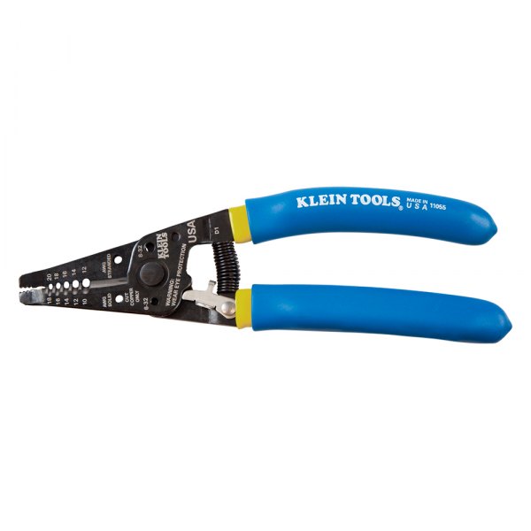 Klein Tools® - Klein-Kurve™ SAE 20-12 AWG Fixed Stripper/Wire Cut and Loop/Screw Cutter Multi-Tool