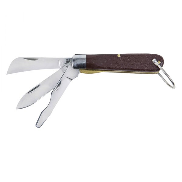 Klein Tools® - 3-in-1 Hardwood Pocket Multi Knife with Screwdriver