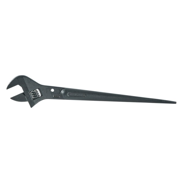 Klein Tools® - 1-1/2" Black Oxide Adjustable End Spud Wrench