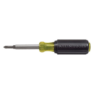 Klein Tools® - 3-piece Multi Material Handle Dual Sided Bits Multi-Bit Screwdriver Kit