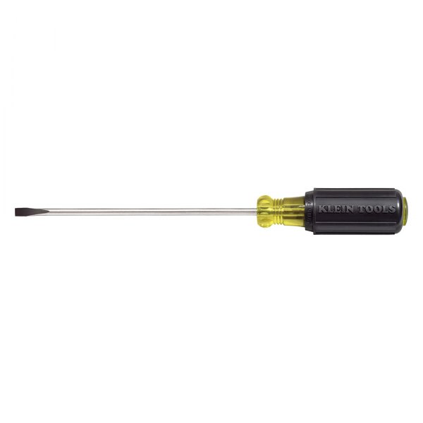 Klein Tools® - Tip-Ident™ 3/16" x 10" Multi Material Handle Slotted Screwdriver