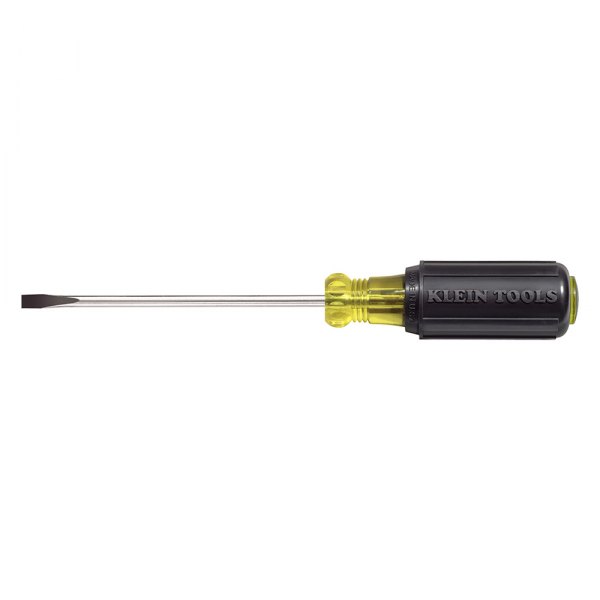 Klein Tools® - Tip-Ident™ 3/16" x 4" Multi Material Handle Slotted Screwdriver