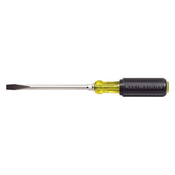 Klein Tools® - Tip-Ident™ 3/8" x 10" Multi Material Handle Bolstered Slotted Screwdriver