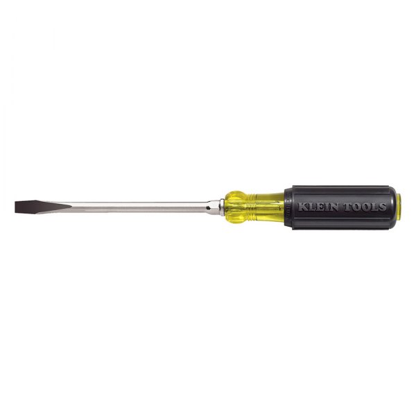 Klein Tools® - Tip-Ident™ 3/8" x 12" Multi Material Handle Bolstered Slotted Screwdriver